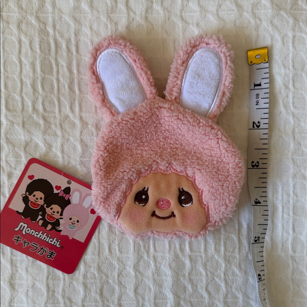 Pink Bunny Ear Plush Hat